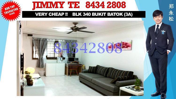 Blk 340 Bukit Batok Street 34 (Bukit Batok), HDB 3 Rooms #145880452